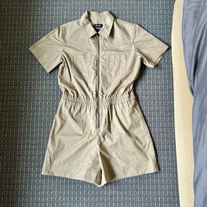 A.P.C. Harriman Jumpsuit in Beige